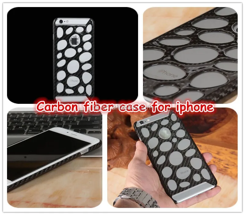 Personalized carbon fiber cover case for iphone 6/ 6plus/ 6s/ 6s plus