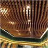Outdoor Plastic Wood Composite square tube WPC ceil wall decoration