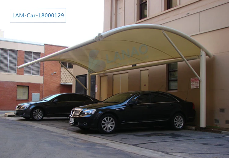 Perfect Steel Structure Car Port Pvc Membrane Parking Canopy Tent