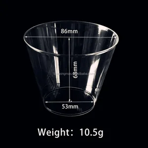 Image of Best selling wholesale cup 9 oz plastic cup custom printed plastic cup