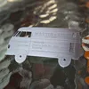 Custom Shape Brushed Decorative Stainless Steel Plaques Metal Cards