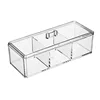 Jewelry Storage Box Rectangle Brush Holder with Lid Multifunctional Holder Sundry Storage Box Acrylic Organizer