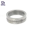 Unique titanium engraved s chain toe rings for women