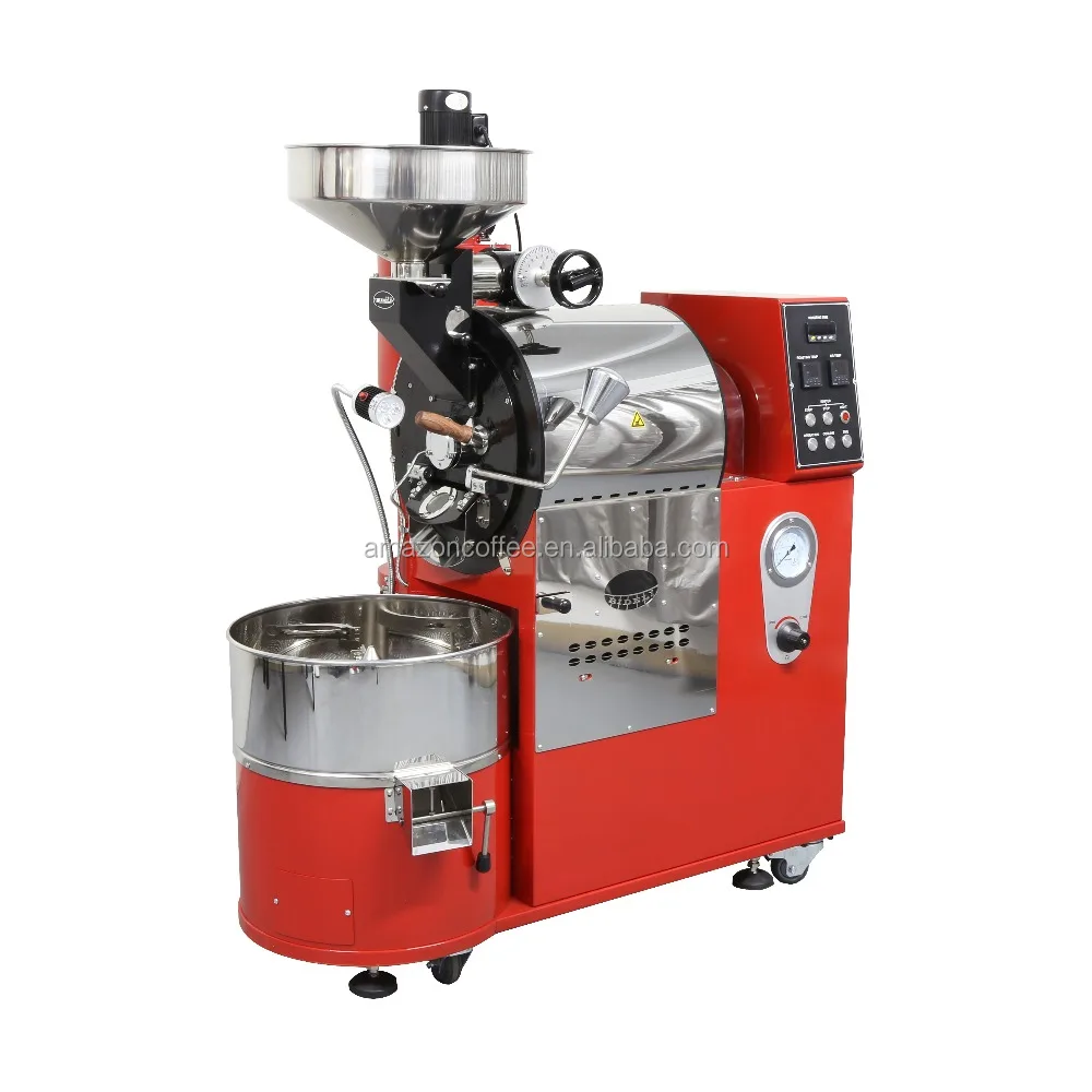 Small Commercial Coffee Roaster 3kg Capacity Per Batch Coffee