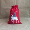 Wholesale 100% Cotton Canvas Large Personalized Bags for Christmas Presents Santa Sack