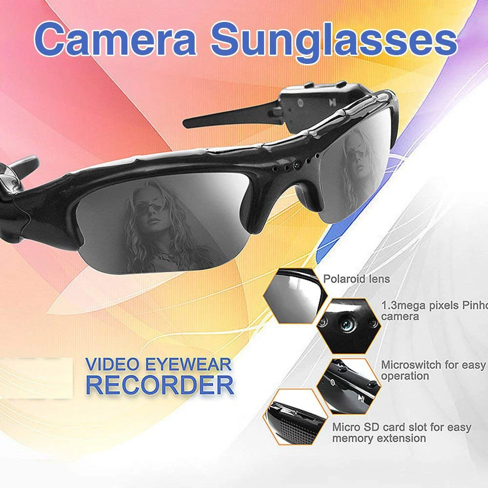 Sport Sunglasses Camera Glasses Hidden Cameras Sport Glasses Camcorder ...