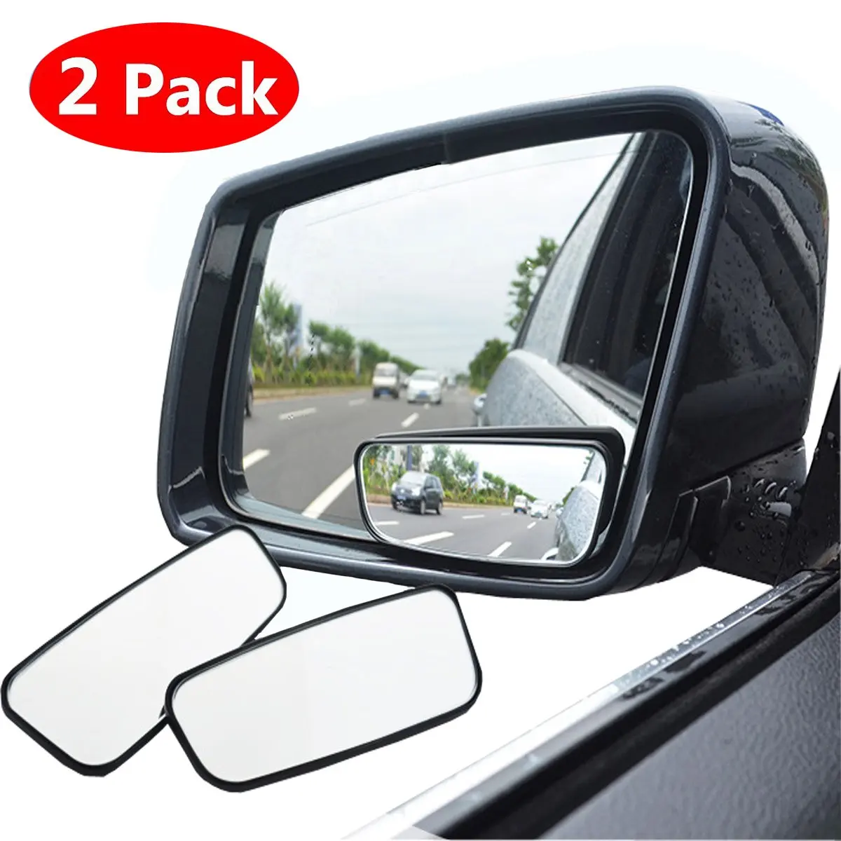 Right Off Driver Side Blind Spot Stick On Mirror glass #ChKalos02-08-RWA