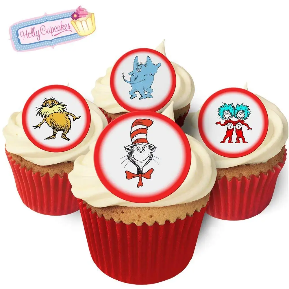 12 I Love Boxers Cupcake Decoration Edible Cake Toppers Pre Cut 40mm