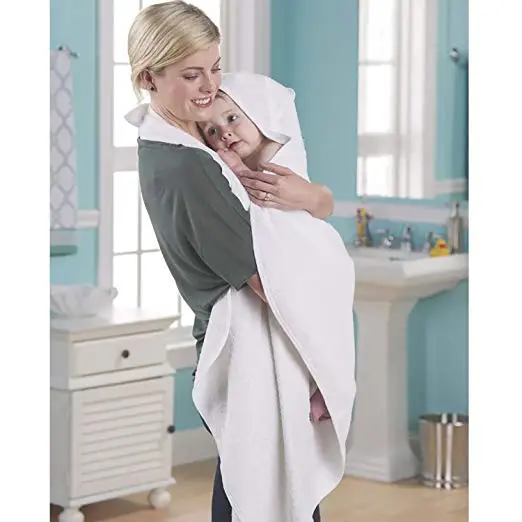 
New baby towel cotton bamboo hooded apron bath towel for newborn 