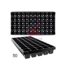 Indoor 32 50 72 105 128 cells vacuum formed hydroponic seeds plant trays