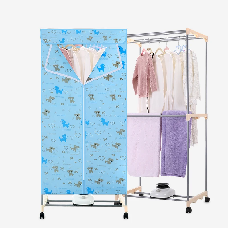
logo custom Foldable electronic heated indoor airer clothes dryer 