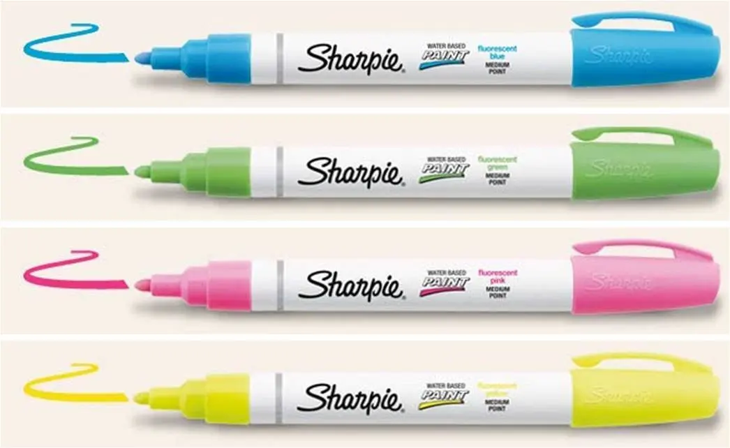 Sharpie Aqua Extra Fine Paint Marker, Water Based