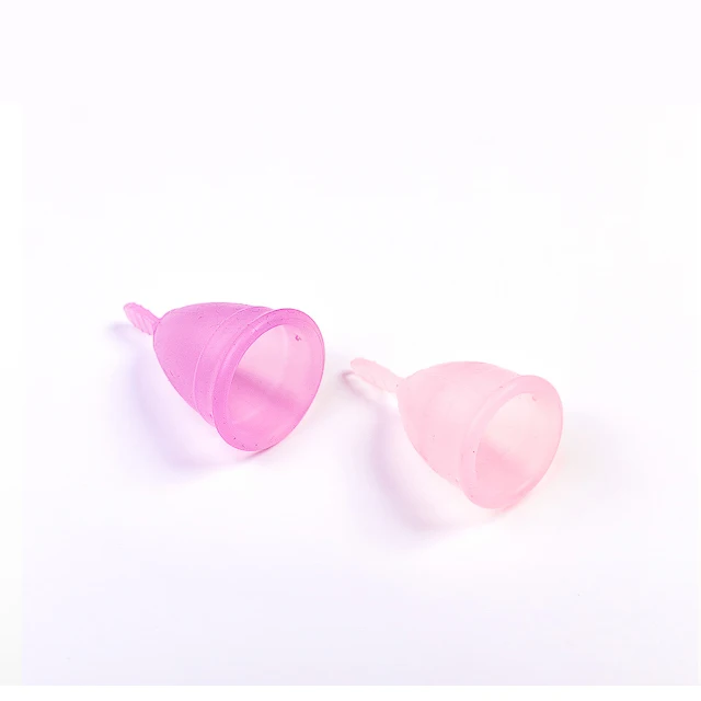 

Free Sample Menstrual Cup Medical Grade Soft Silicone Lady Period Hygiene Reusable Cups