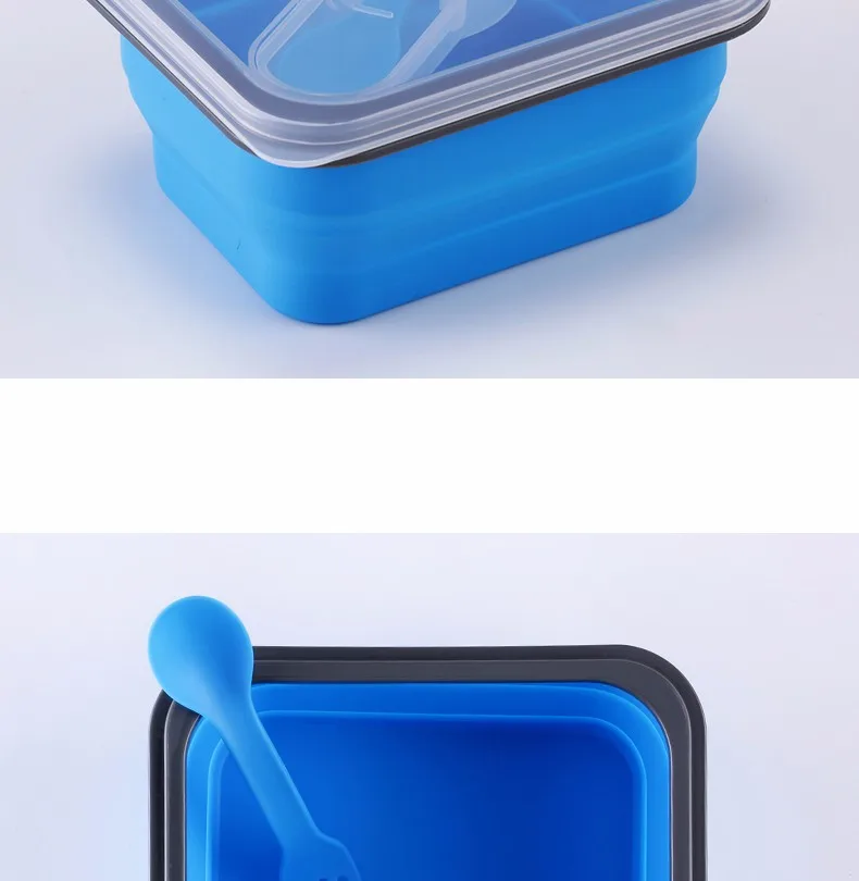 FDA Food Grade Silicone Box, Silicone Lunch Box, Lunch Container