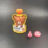 Food packaging choke safe cap for jelly pouch
