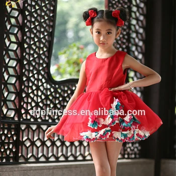 red color dress for baby girl
