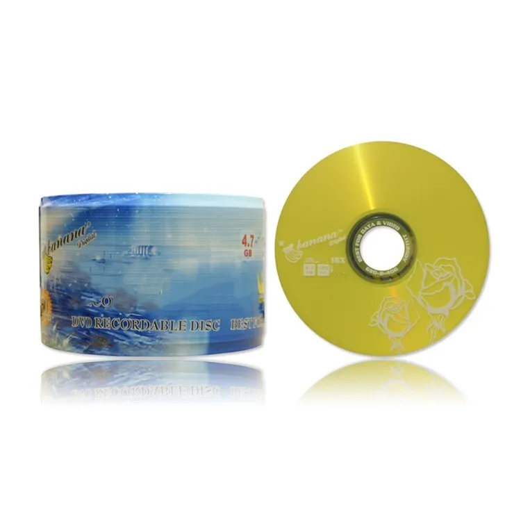 Banana blank dvd 4.7GB120MIN 16X grade A