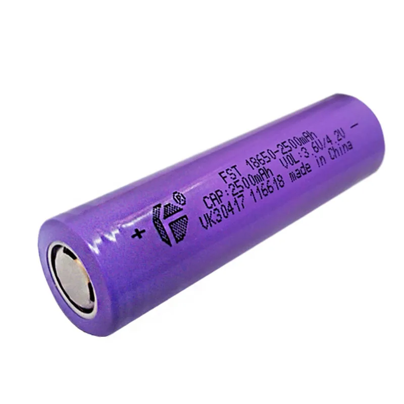 3.6v 2500mah Fst 18650 Battery Liion Rechargeable Hot Selling Buy
