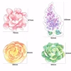 New Flower Cartoon Characters Sticker Bookmark Sticky Notes Mark Plan