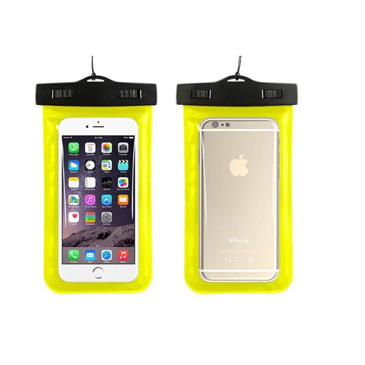 

High Quality PVC ABS Light Strip Waterproof Colorful Phone Case for UnderWater Phone Bag