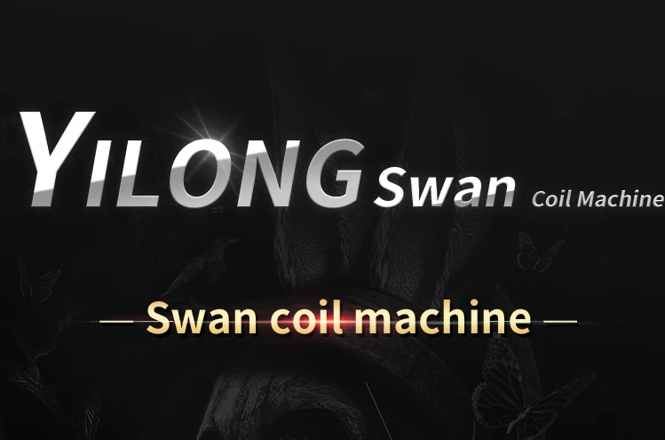 Yilong Swan Coil Machine 10 Wrap steel machine Carbon Steel Cut Mould Tattoo Machine