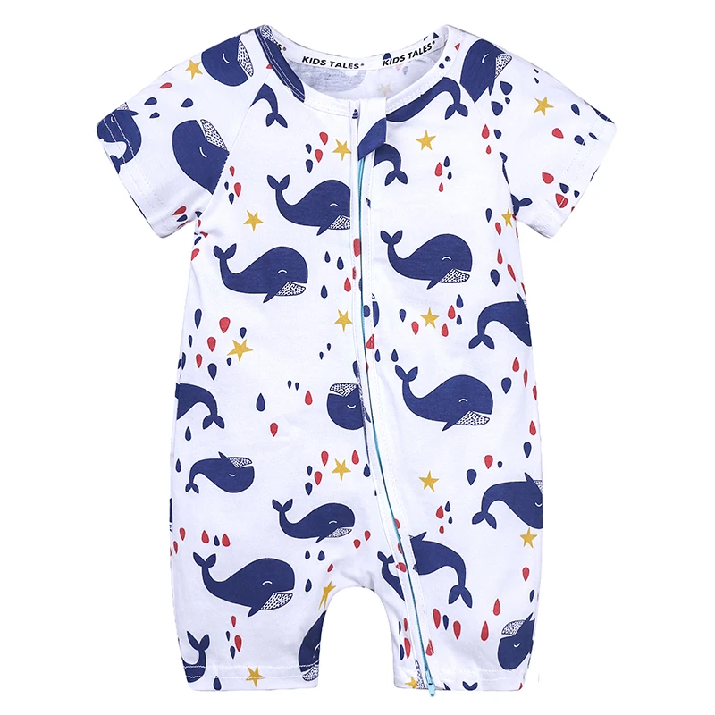 

Summer short sleeve rompers infant toddlers clothing baby romper, As picture