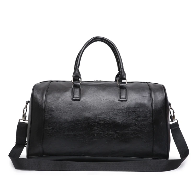 Large Designer Work Luxury Best Stylish Mens Black Pu Leather Sports