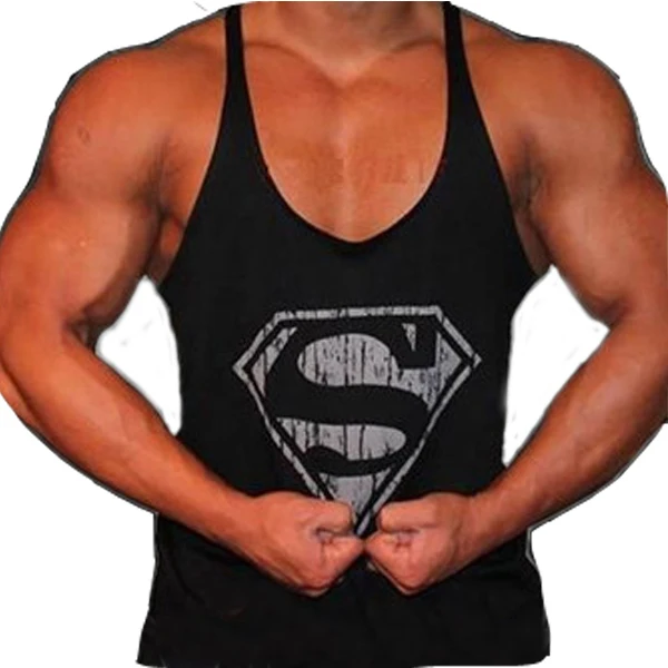 bodybuilding Professional fitness Tank tops cotton vest GYM shark paragraph bodybuilding sports Tank top for men