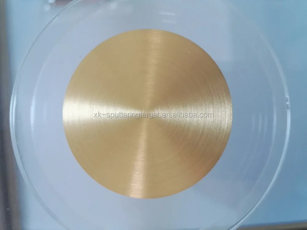 
Gold sputter target 99.99% Au/gold sputtering target with high quality 