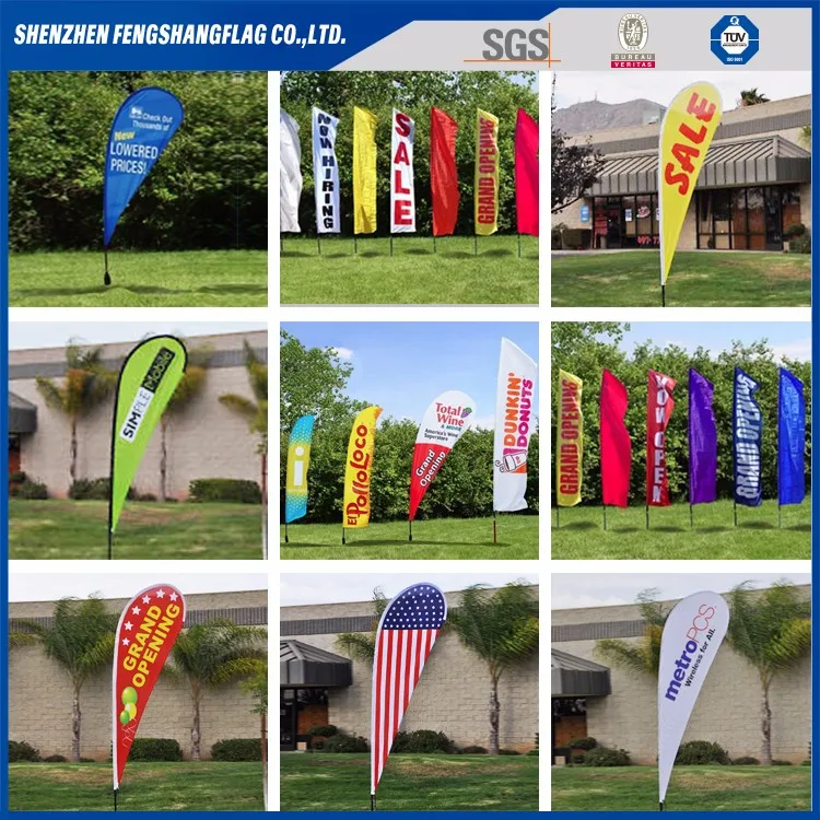 Hot Sale Flag Banner Display Custom Beach Flags And Banners For