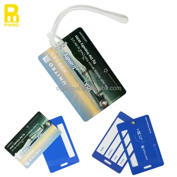 luggage tag pvc