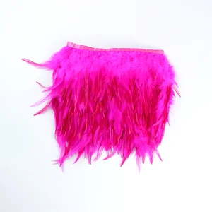 Good quality rooster feather trim for jewelry making