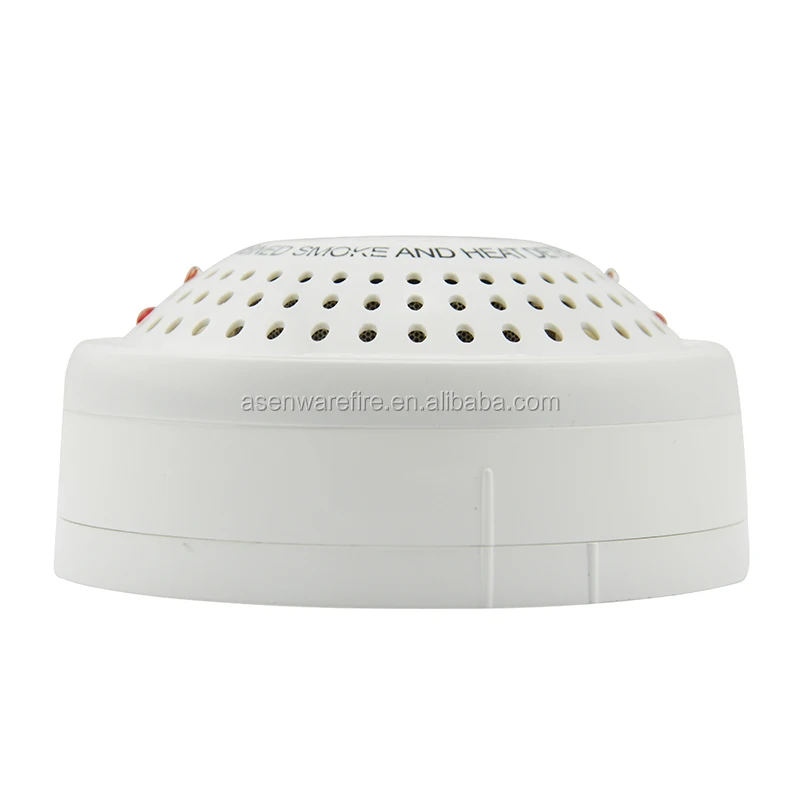 Networke NC NO output conventional fire alarm 2 or 4 wires cheap price smoke heat sensor detector