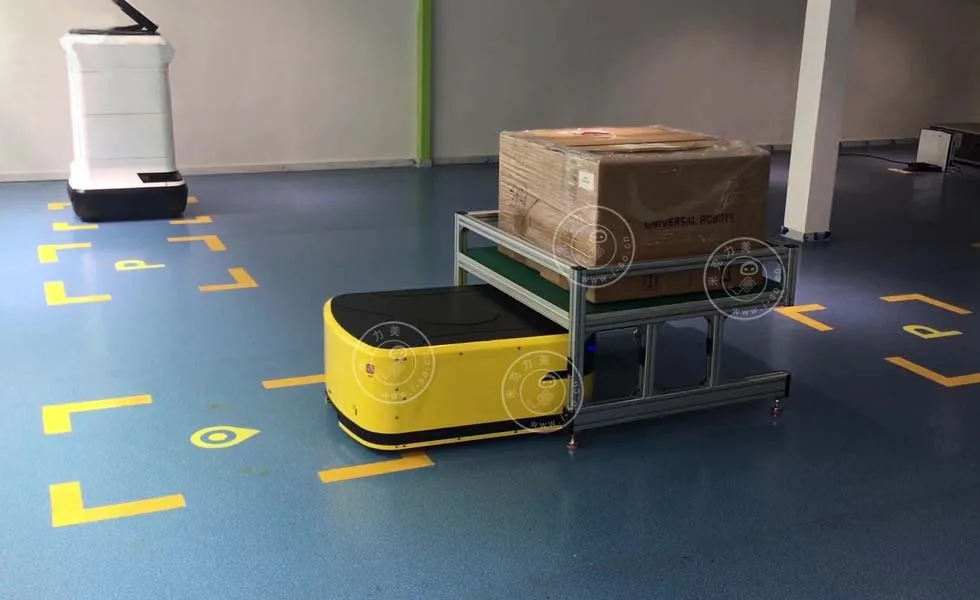 agv robot adapted for handicapped