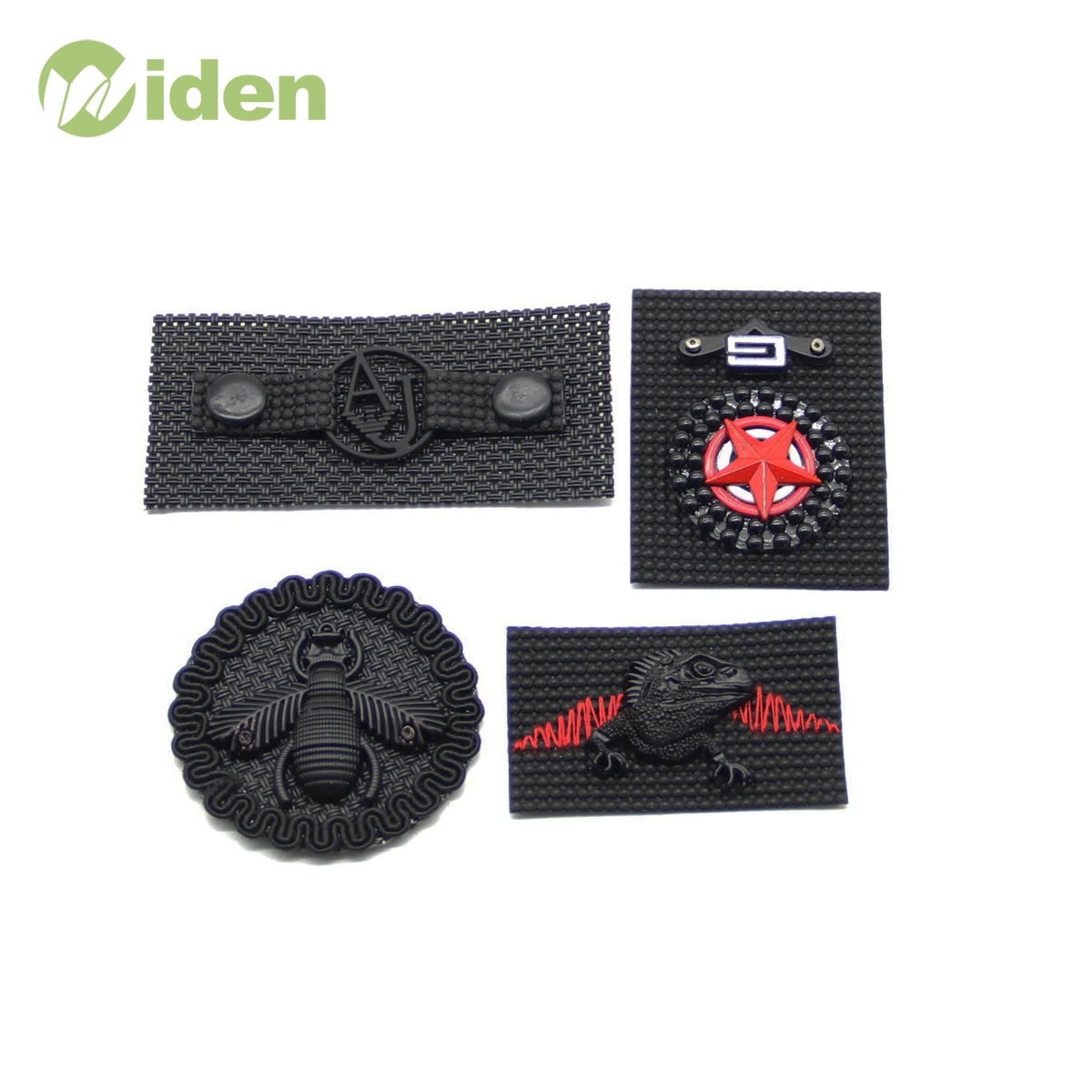 3D Insect Design Ruffles Metal Accessories Applique Clothing Patches