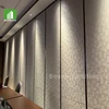 Movable partition with Aluminium Frame Fabric hard box , for 5 star hotel ,modern wall interior