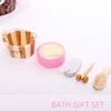 Wholesale HIgh Quality Natural Wooden Bathroom Gift Sets Bath Accessory Set