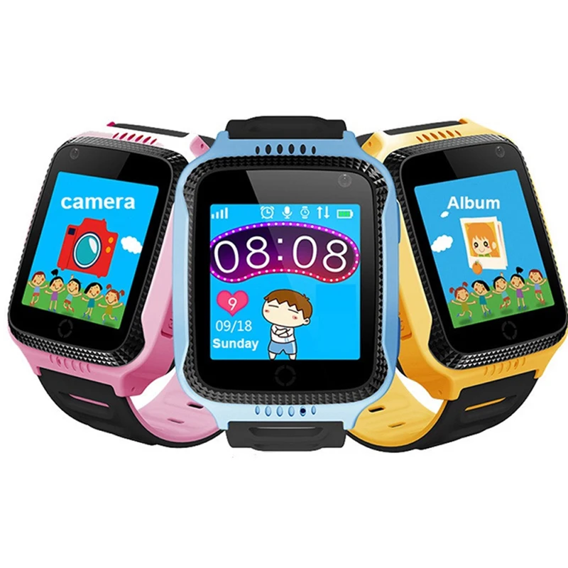 New Q529 children's smart watch phone color touch screen photo flashlight LBS GPS smartwatch with camera