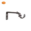 Customized metal Single Curtain pipe brackets for curtain rod