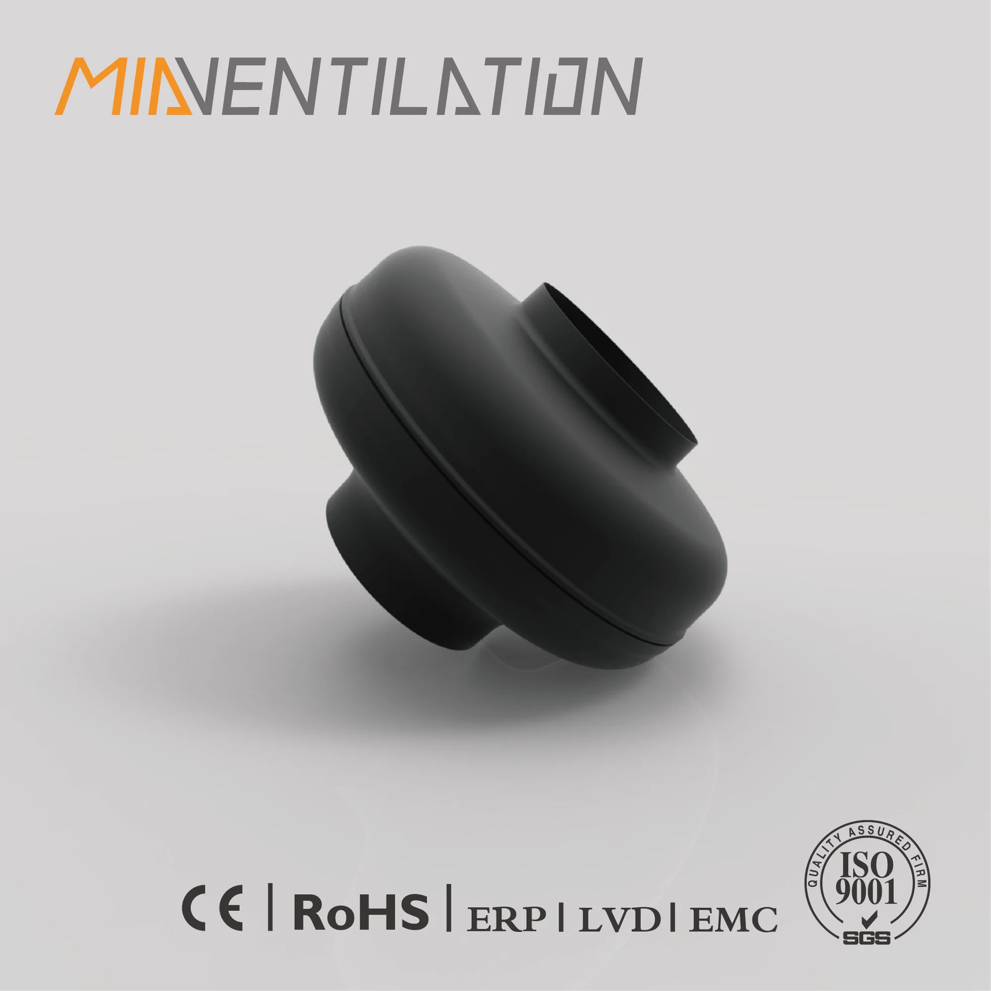 Mia round pipe fan reversible installation CK160