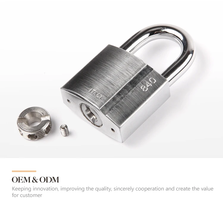 34mm Unbreakable Lock Padlock Low Carbon Steel Key Safe Padlock Gate