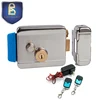 2018 nickel plating rim lock with intercom system
