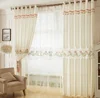 luxury european style window curtains faux silk curtain fabric