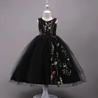 

European Style Embroidered Princess Dress Children's Performing Dresses for 6 years Girls New Year's Dresses for party