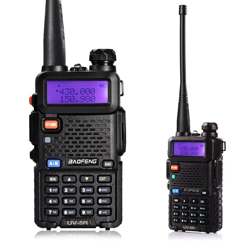 

BaoFeng UV-5R Two way radio VHF/UHF136-174Mhz & 400-520Mhz Dual Band Walkie Talkie