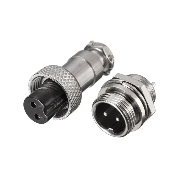 High Quality 12mm Wire Panel Connector GX12 Male/&Female Aviation Socket Plug