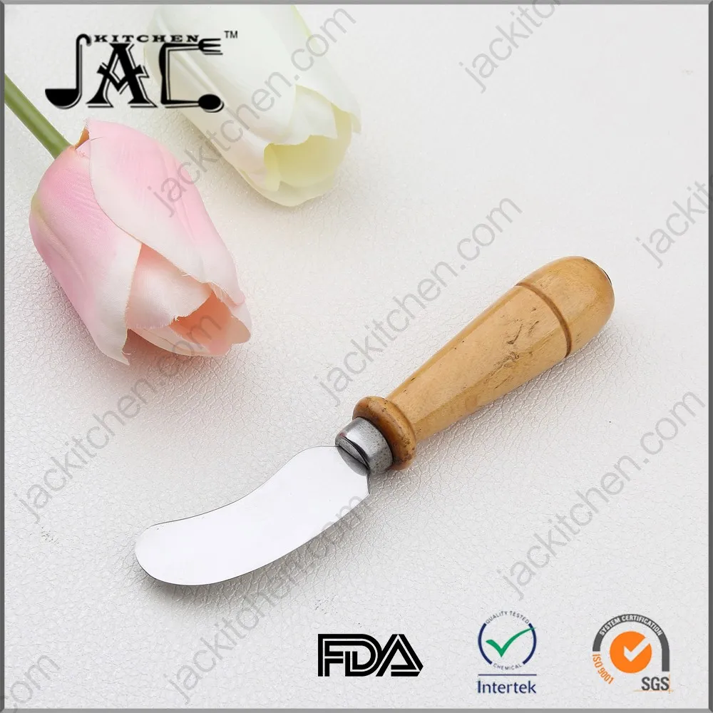 High Quality Wood Handle Stainless Steel Cheese Knife