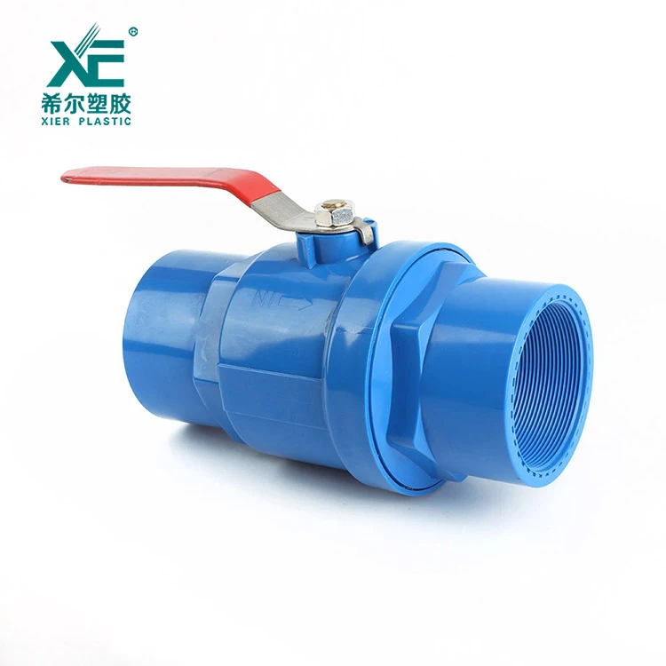 two pieces ball valve with stainless steel handle
