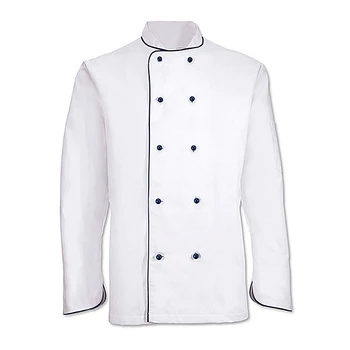 Chef Mantel Herren Koch Jacke Langarm Uniform Restaurant Workwear Kleidung Hot