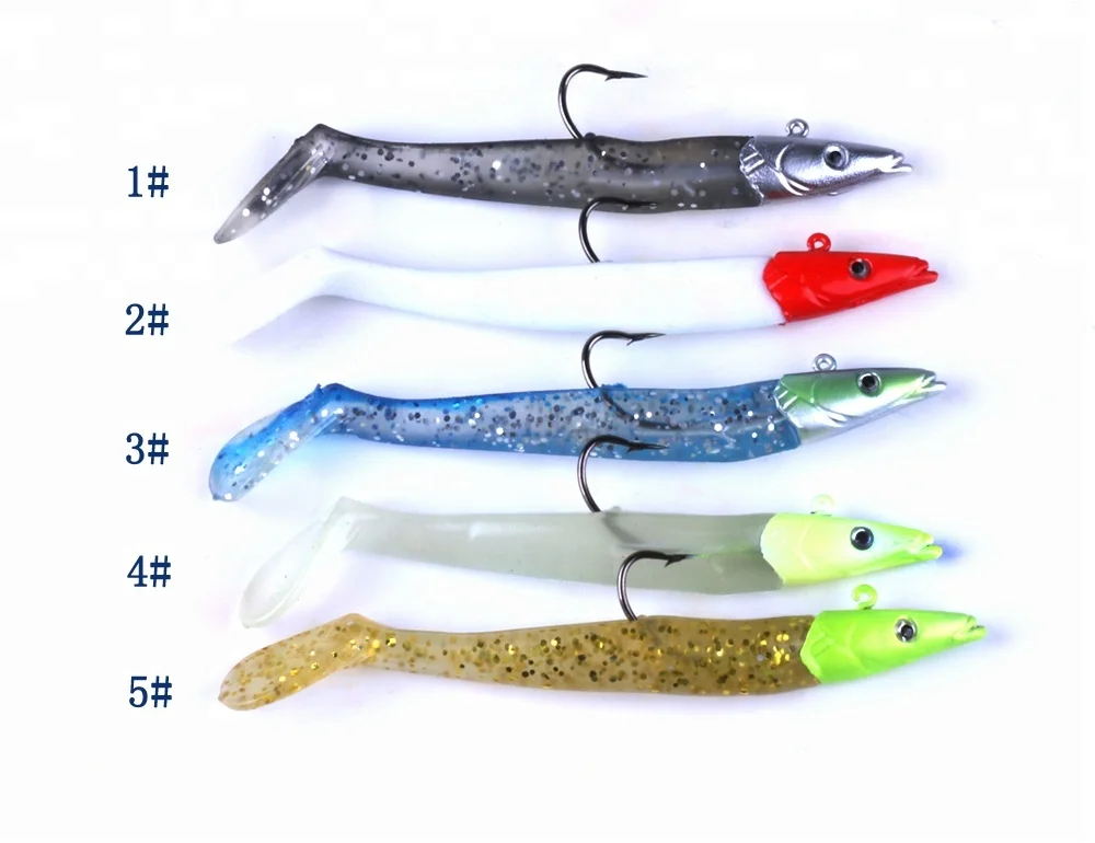 

Hengjia Price reduction sale 11cm 19g baits wholesale plastic soft fishing lures, 5 colors